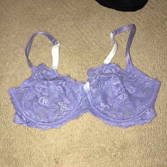 Gilligan /& O/'Malley Balconetta Unlined Lace Bra Pink Size 34C 36D NEW